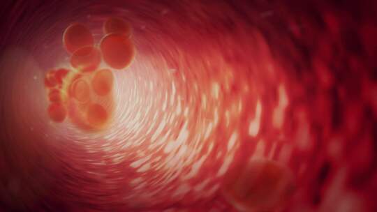 血管血液流通医学3d动画视频