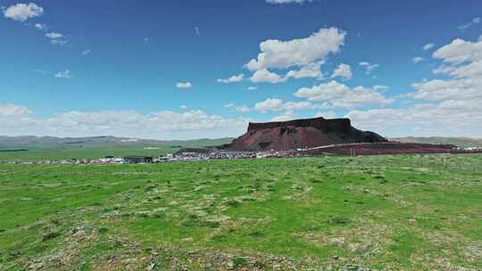 内蒙古乌兰哈达火山航拍