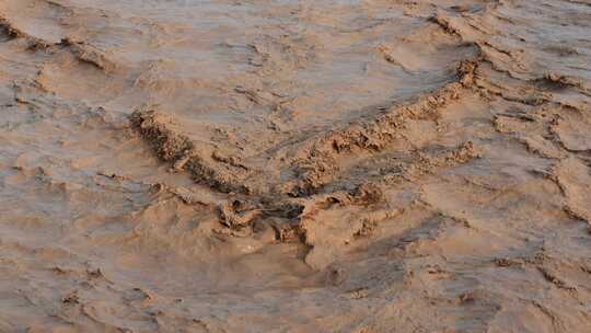 实拍暴雨后洪水 山洪  泥石流