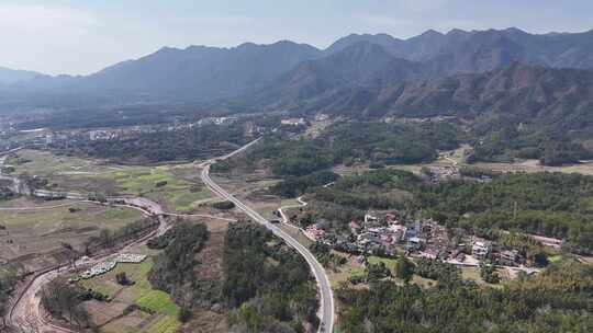 桂林兴安县白石乡田园山景