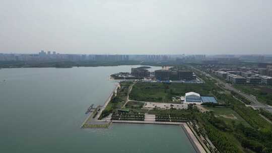 河南郑州龙湖金融中心航拍