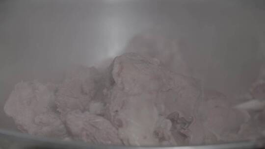 羊汤制作工艺全流程羊肉的特写拍摄LOG视频素材模板下载