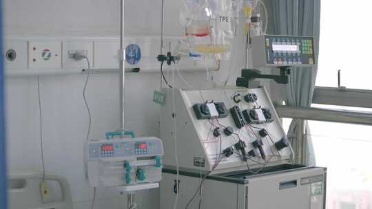 医院血液循环设备视频素材模板下载