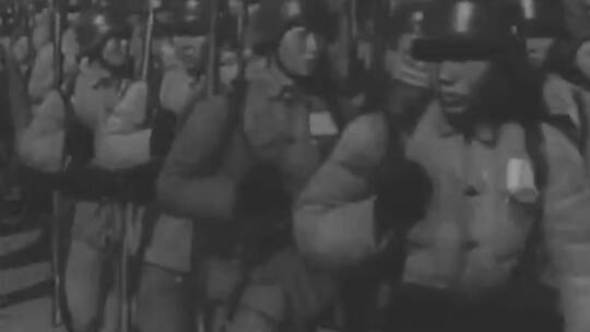 抗日战争抗日战士奔赴战场抗日视频素材模板下载
