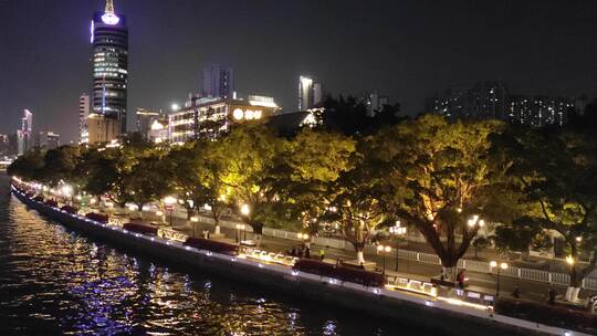 珠江夜景滨江中路_8K