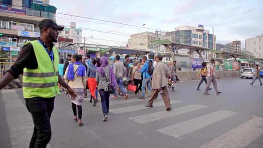 埃塞俄比亚首都街头人文