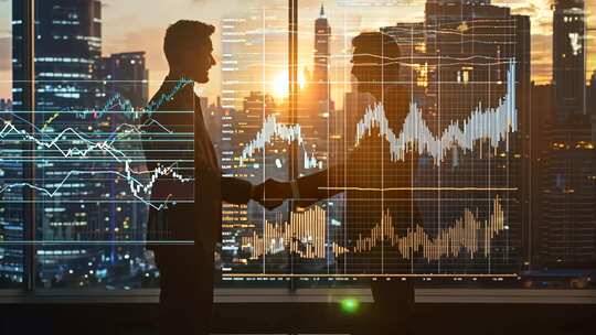 【4k】商务合作握手成功人士商业精英