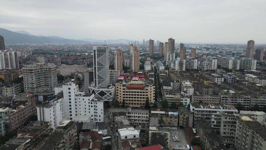 大气 航拍 福建 莆田 涵江 城市 风景 建筑