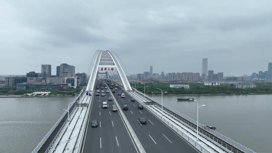 上海卢浦大桥视频素材模板下载
