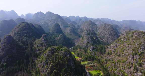 贵州4A景区万峰林航拍