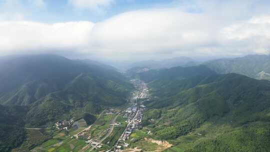 美丽乡村风景航拍