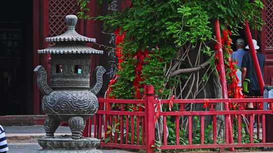 天津蓟县独乐寺观音阁寺庙木构古建筑