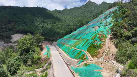 公路边坡防护绿化滑坡塌方修护治理支护施工