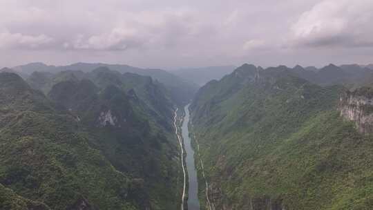 天峨龙滩国家森林公园航拍