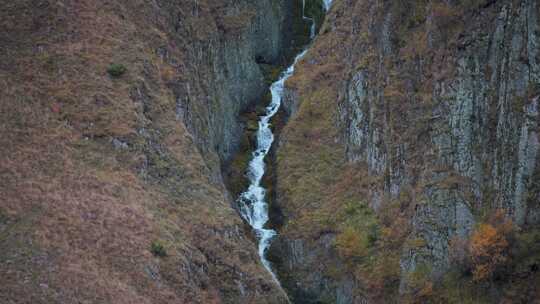 水，溪流，峡谷，岩石