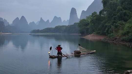 桂林山水喀斯特地貌风光