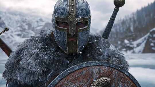 古代战场战士盔甲战斗装备盔甲勇士勇士形象