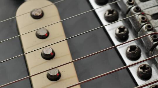 电吉他的弦视频素材模板下载