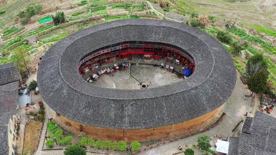 福建南靖田螺坑土楼群