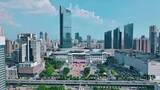 武汉国际会展中心航拍高清在线视频素材下载