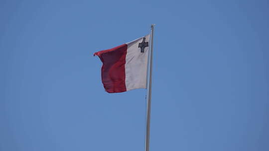 马耳他国旗特写