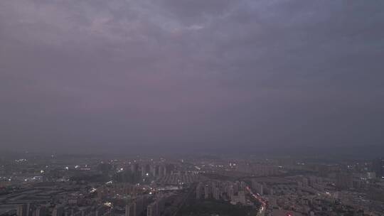 航拍：地平线 天空 城市 原片