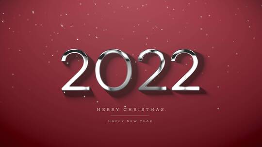 2022新年圣诞节背景循环