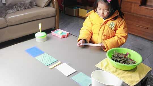 儿童环保手工造纸制作纸张科学游戏幼儿手工
