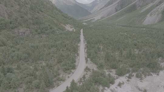 西藏察隅县大山航拍