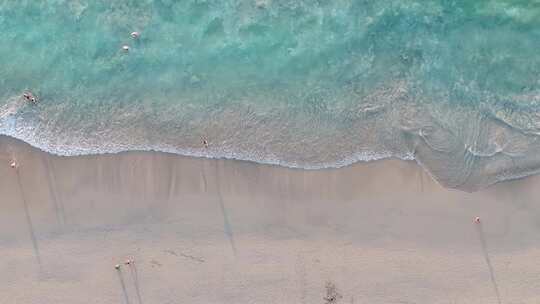 大海海边海水海浪沙滩海滩航拍风景唯美航拍