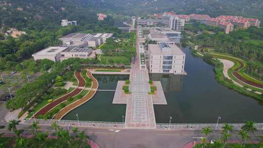 航拍厦门国家会计学院