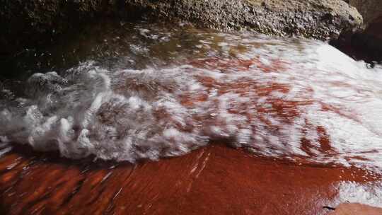 农村大山河流溪水水流小溪山涧