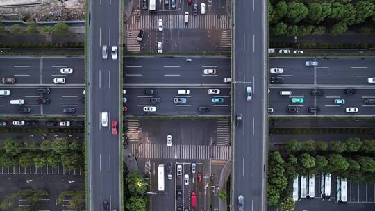 杭州萧山机场城市大道高架航拍