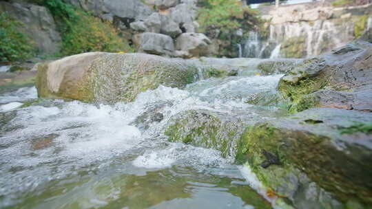 山泉-流水-瀑布-实拍