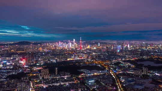 广州夜景-海珠万家灯火延时