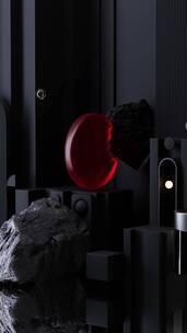 iDSTORE-三维渲染室内科技感电商产品展示