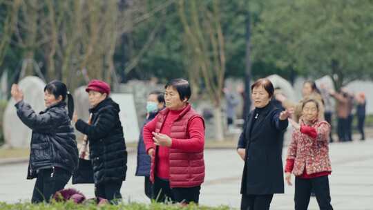 都市人文广场居民健身娱乐