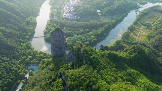 【合集4】航拍缙云仙都风景区