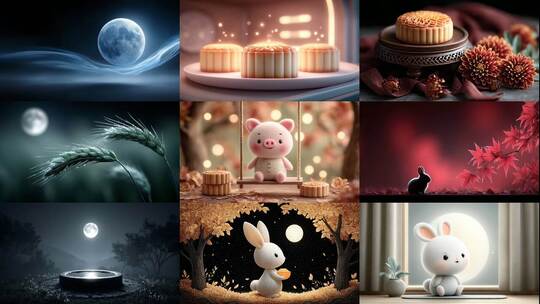 中秋节中秋月饼茶礼合集(前138S为快速预览)