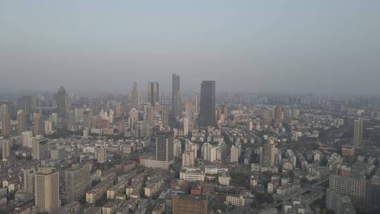 无锡市区全景4K航拍