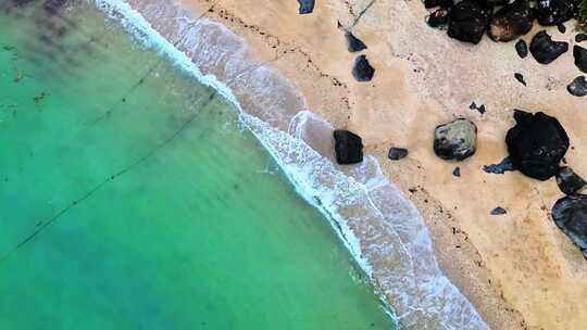 自然风光大海海水海浪视频