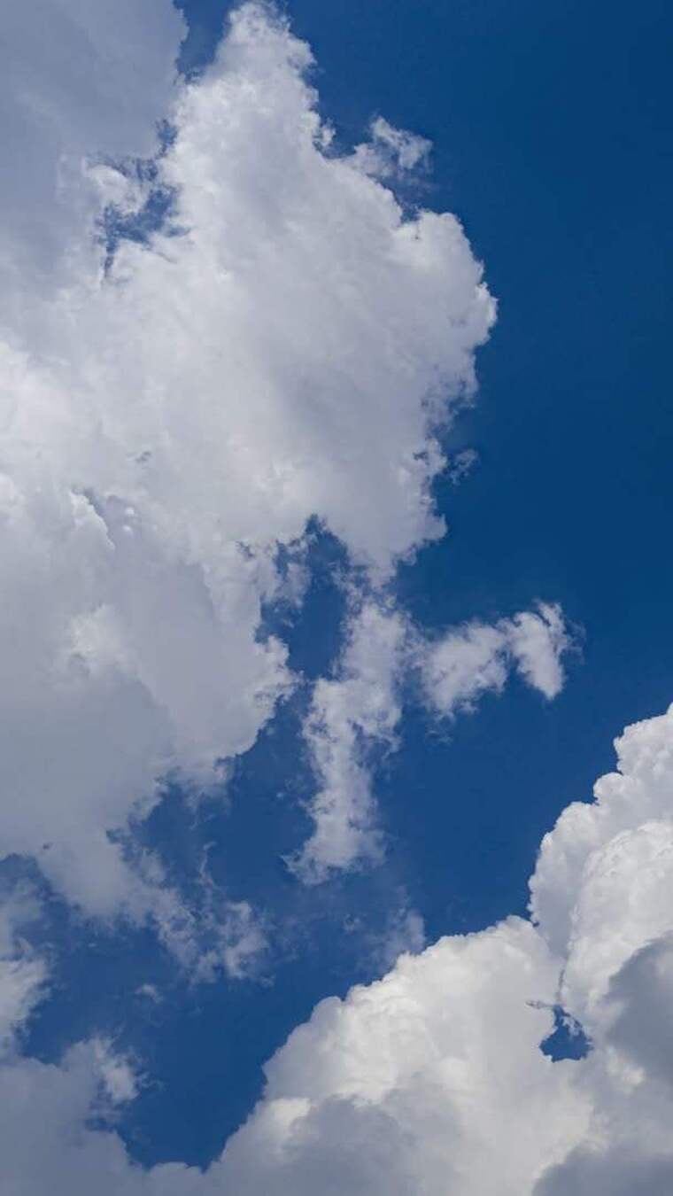 蓝天白云晴空空境 流动的云 时间变化