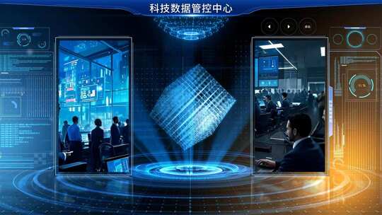 科技平台可视化界面