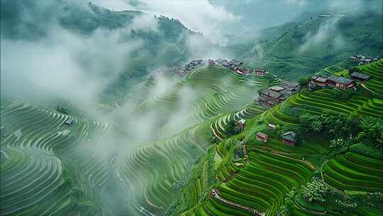 清晨早晨日出云海太阳升起云海云海日出云层