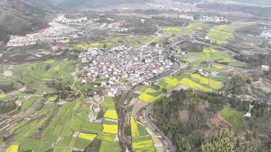 黄山宏村徽派建筑水墨宏村最美乡村航拍5