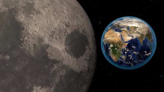月球和地球
