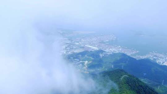 深圳梧桐山自然风光航拍视频