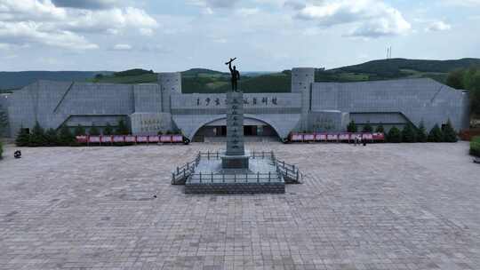 东宁要塞苏联战争遗址视频素材模板下载
