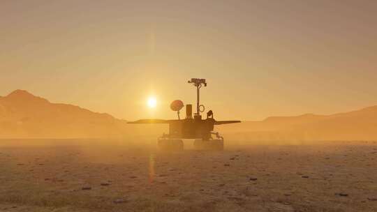 火星车 火星探测器视频素材模板下载