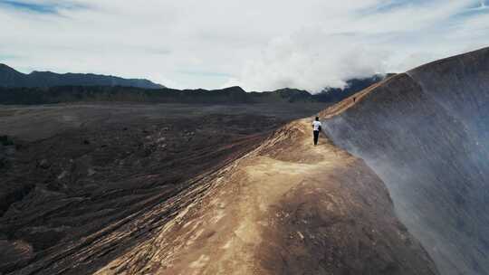 印尼Bromo火山摄影视频素材模板下载